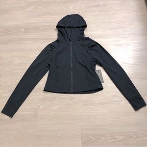 Yogalicious Zip up Jacket with Hood | Dark Navy Blue | XL